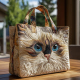 Sac Artisanal - Bijela Torba s Plavim Očima