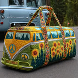 Hippie Suncokret Vreća za Putovanje s Ušivenim Uzorkom