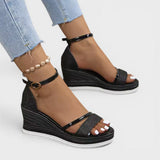 Sandalias Plataforma Monocromáticas Mujer