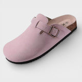 Zuecos Mujer Suela Corcho Hebilla