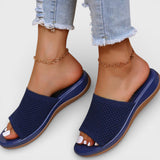 Sandalias Plataforma Mujer Slide Cómodas