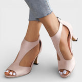 Sandalias Tacón Mujer Peep Toe