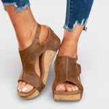 Sandalias Cuña Mujer Plataforma Cómodas