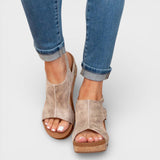 Sandalias Cuña Mujer Plataforma Cómodas