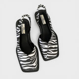 Sandalias Planas Mujer Punta Cuadrada