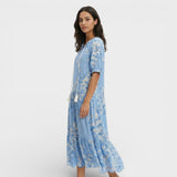 Maxi Boho Haljina s V-Izrezom