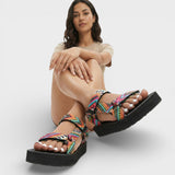 Sandalias Plataforma Mujer Tiras Verano