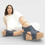 Sandalias Cuña Plataforma Mujer