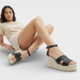 Sandalias de Cuña Elegantes Mujer