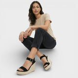 Sandalias Cuña Fiesta Mujer