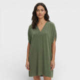 Vestido Elegante Mangas Abertas Mujer