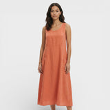 Vestido Ligero Mujer Color Liso