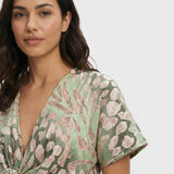 Vestido Largo Mujer Escote Pico
