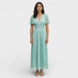 Vestido Largo Floral Mujer Elegante