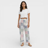 Pantalones Tobilleros Estampado Mujer