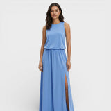 Vestido Largo Mujer Sin Mangas