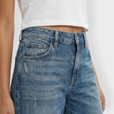 Vaqueros Wide Leg Mujer Rotos