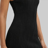 Vestido Largo Fruncido Mujer Fiesta