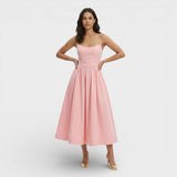 Vestido Midi Mujer Tirantes Aline