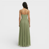 Vestido Midi Plisado Invitada