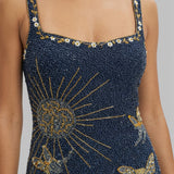 Vestido Mini Brillante Fiesta Mujer