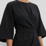 Vestido Elegante Mangas Farol
