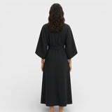 Vestido Elegante Mangas Farol