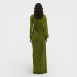 Vestido Maxi Vintage Elegante