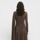 Vestido Largo Elegante Plisado