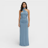 Vestido Maxi Halter Espalda Descubierta