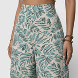 Pantalones Palazzo Estampado Floral Mujer