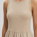 Vestido Largo Negro Ajustado Mujer