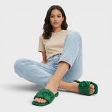 Sandalias Plisadas Mujer Slip-On